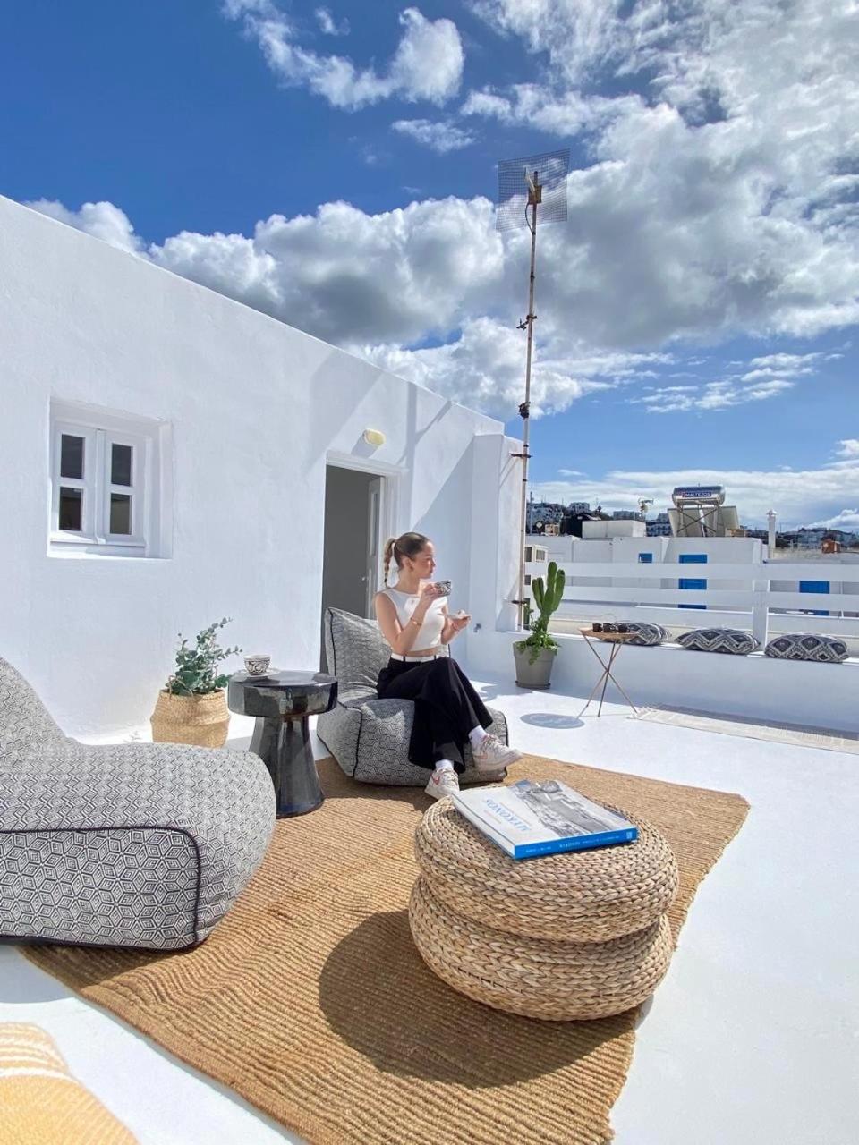 Вилла Mykonos Be Chic Luxury Mansion Mykonos Town Экстерьер фото